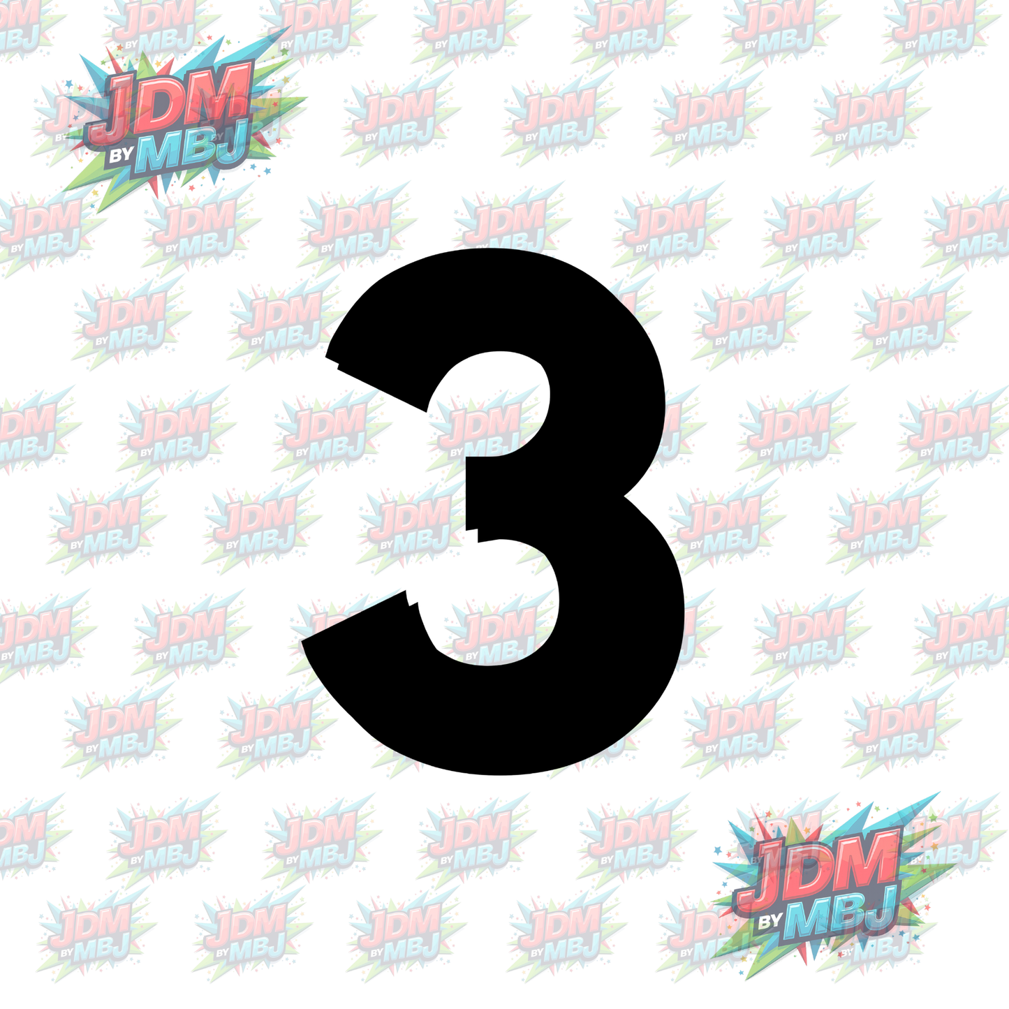 Iron On - Jersey Numbers DTF