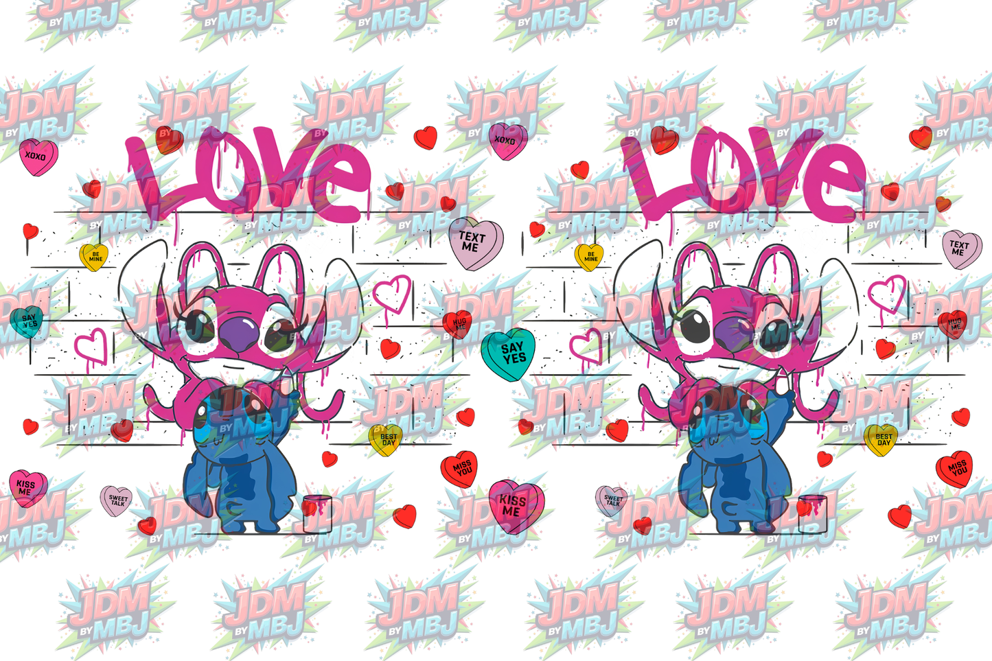 Stitch & Angle "Love" UV Wrap