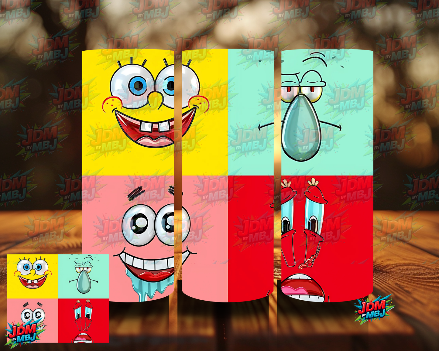 Inspired by Sponge Bob Square Pants Sublimation Prints