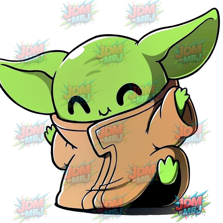 Iron On - Baby Yoda DTF 25cm
