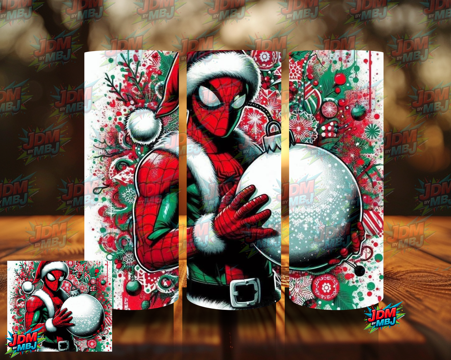 Inspired by Dead Pool Christmas Ball Sublimation Prints