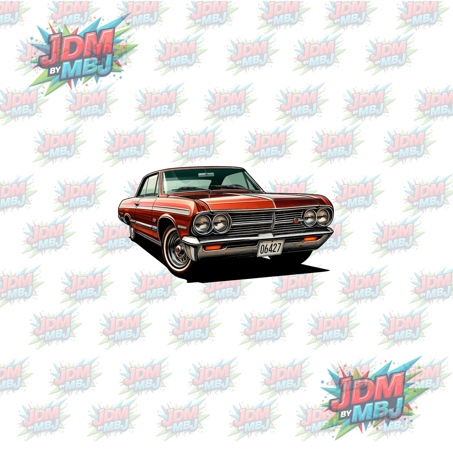 Iron On - Classic Vintage Cars DTF 20cm