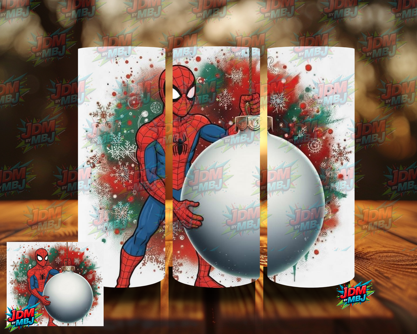 Inspired by Spiderman Christmas Ball Sublimation Prints