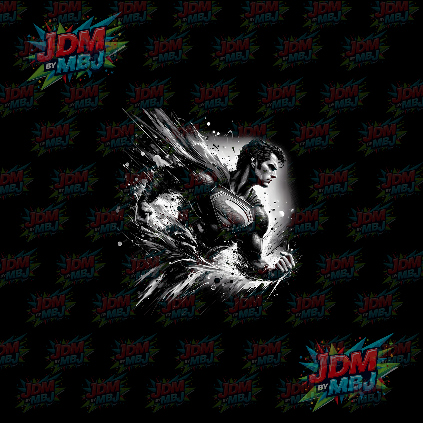 Iron On - Superhero Halftone DTF