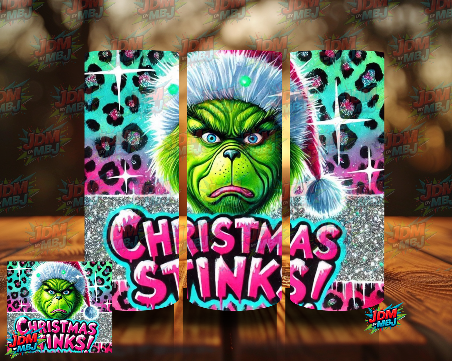 Inspired by Grinch "Christmas Stinks!" Sublimation Prints