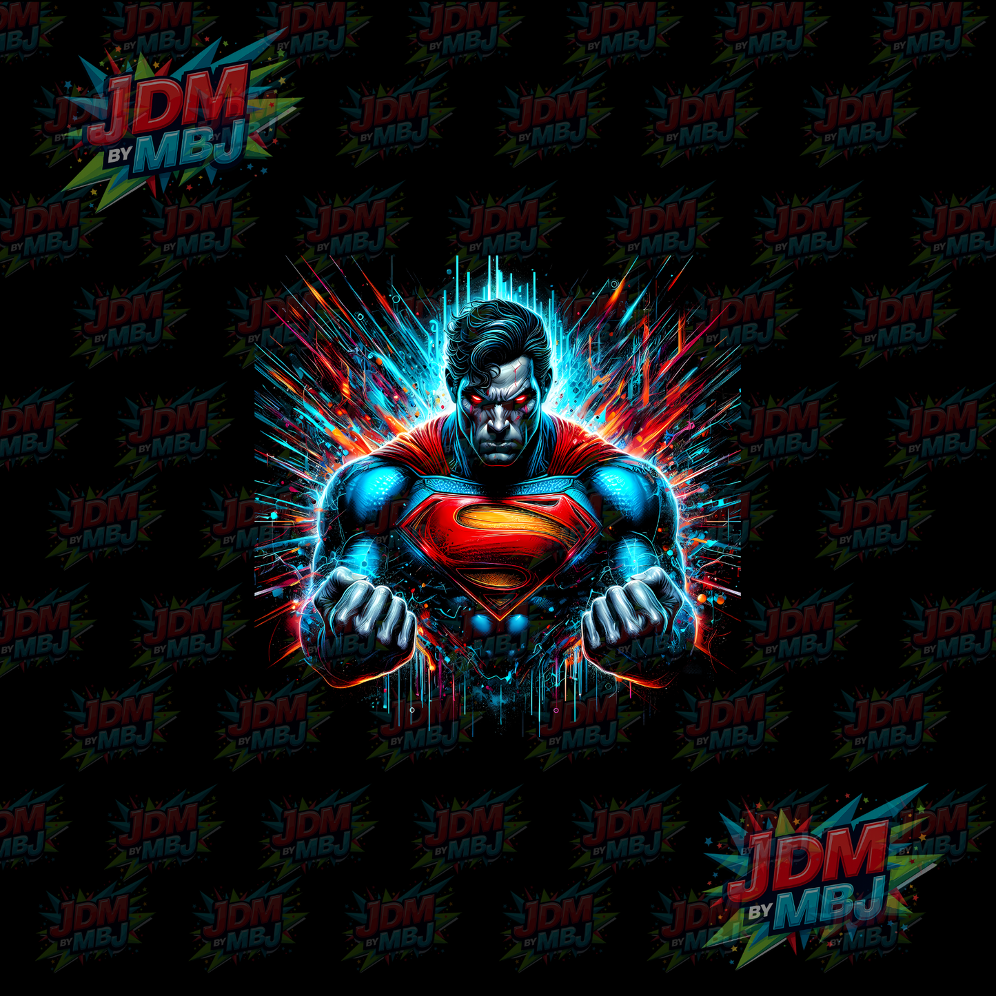Iron On - Superhero Halftone DTF