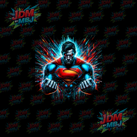 Iron On - Superhero Halftone DTF