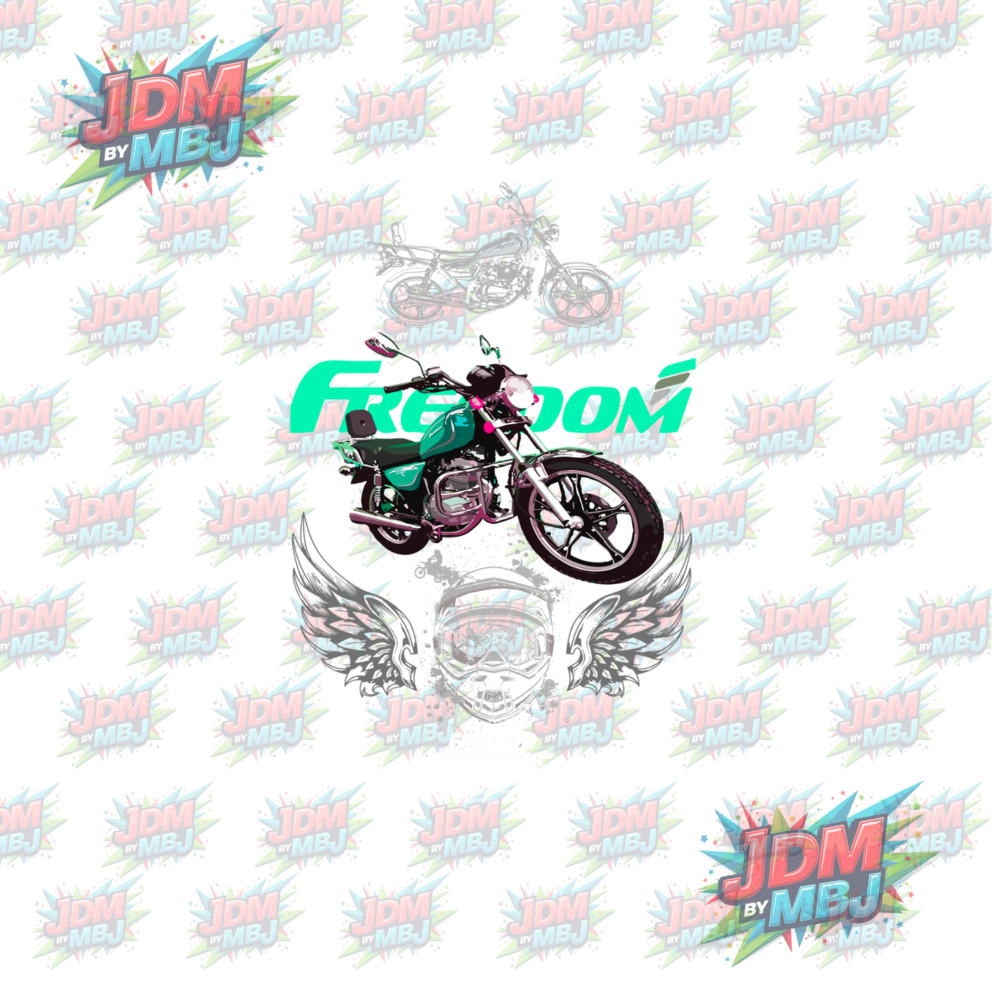 Iron On - Motorcycle DTF
