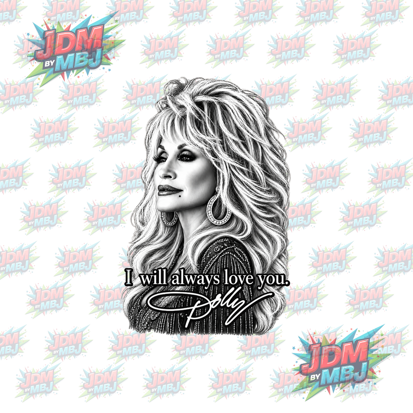 Iron On - Dolly Parton DTF