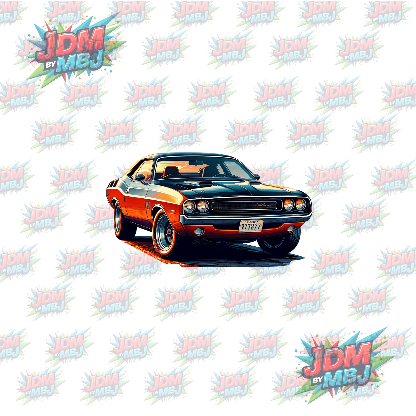 Iron On - Classic Vintage Cars DTF 20cm