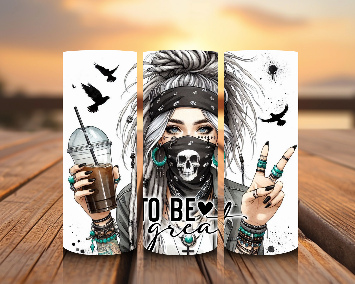 Inspired by Tattoo Girl Sublimation Prints