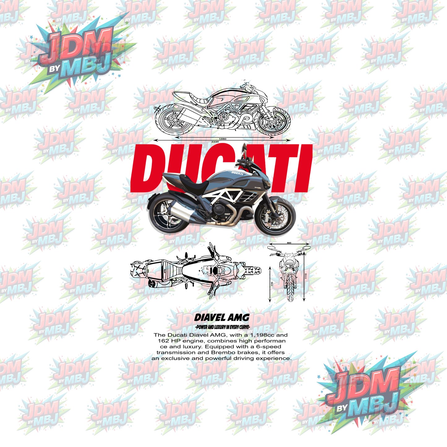 Iron On - Motorcycle DTF