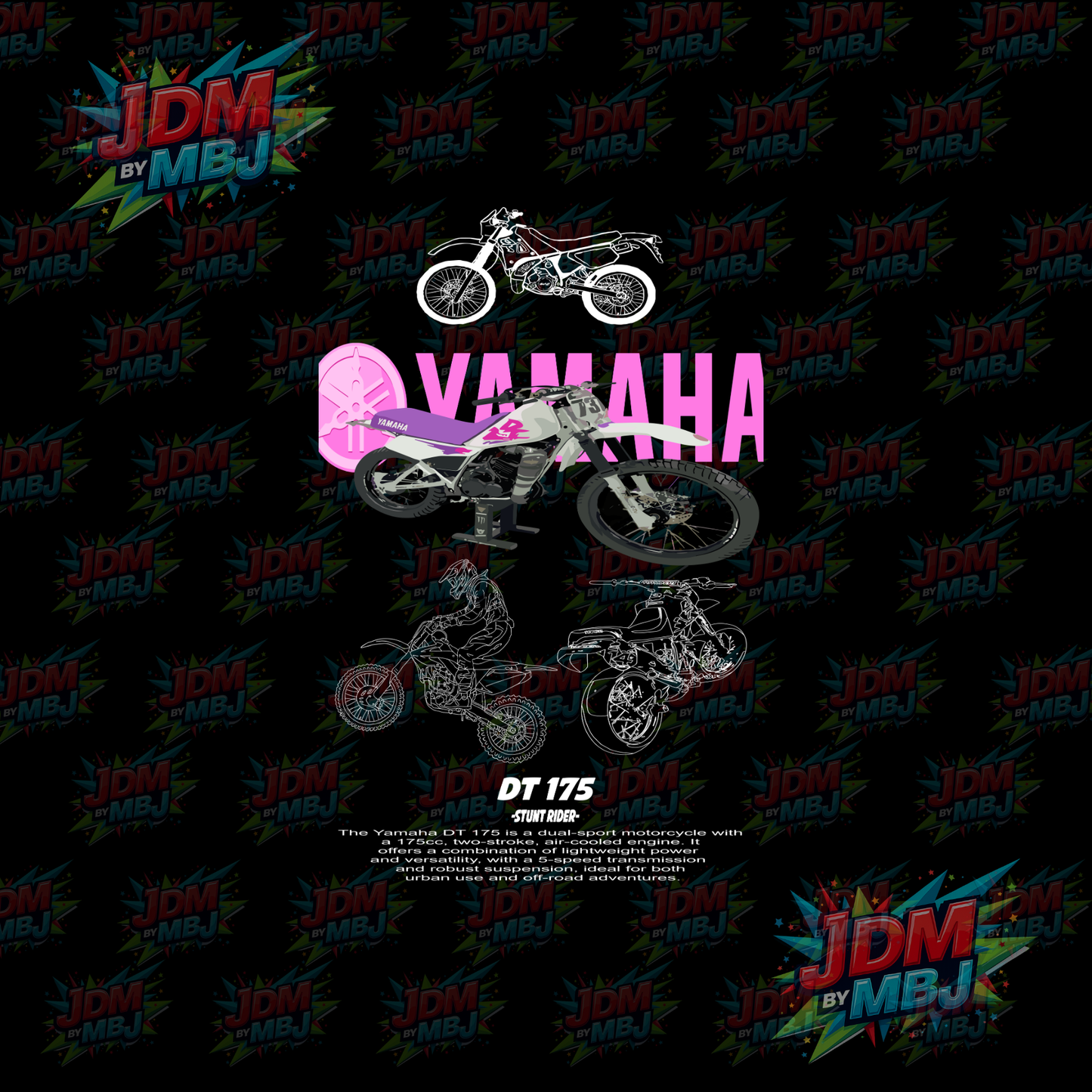 Iron On - Motorcycle DTF