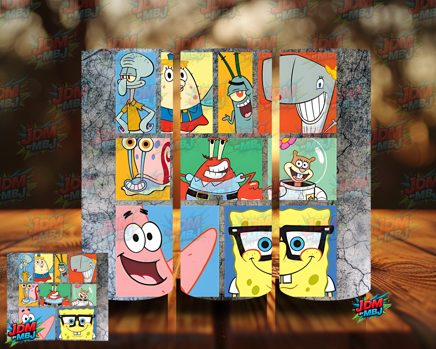 Inspired by Sponge Bob Square Pants Sublimation Prints