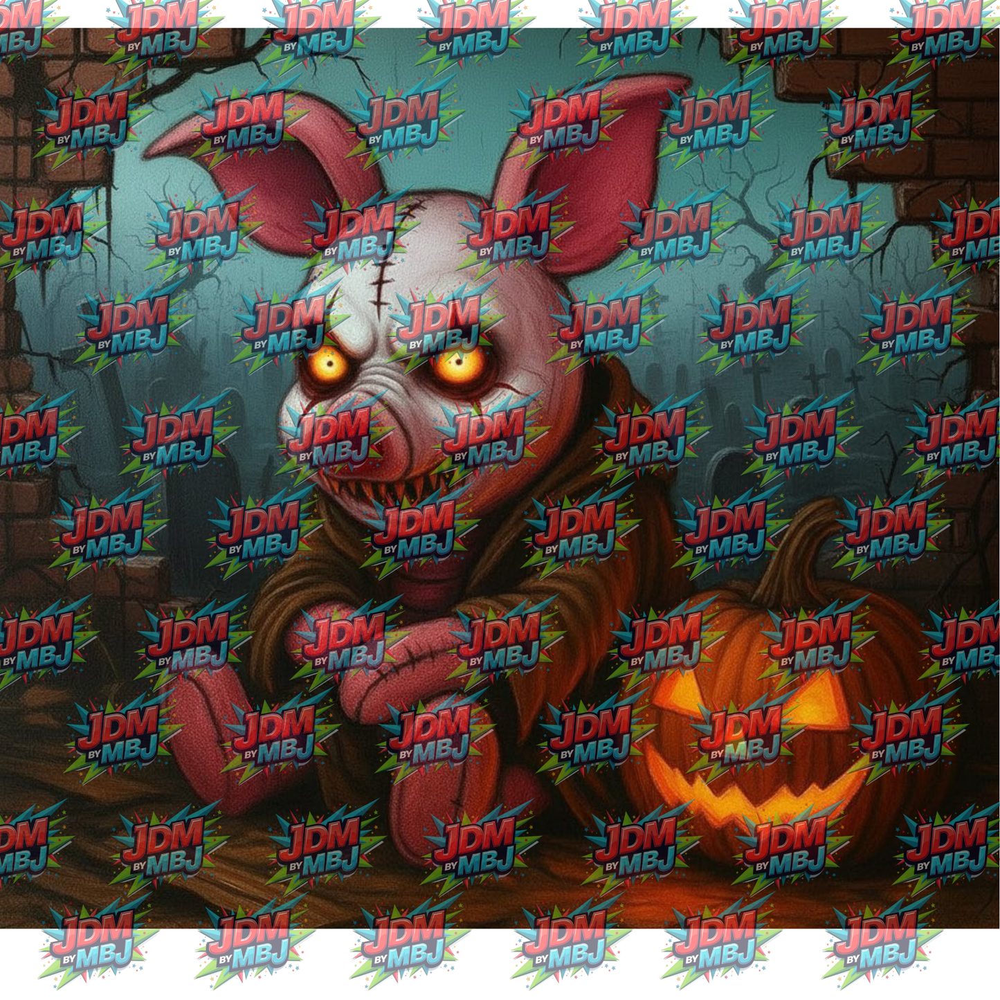 Inspired by Horror Winnie The Pooh Sublimation Prints