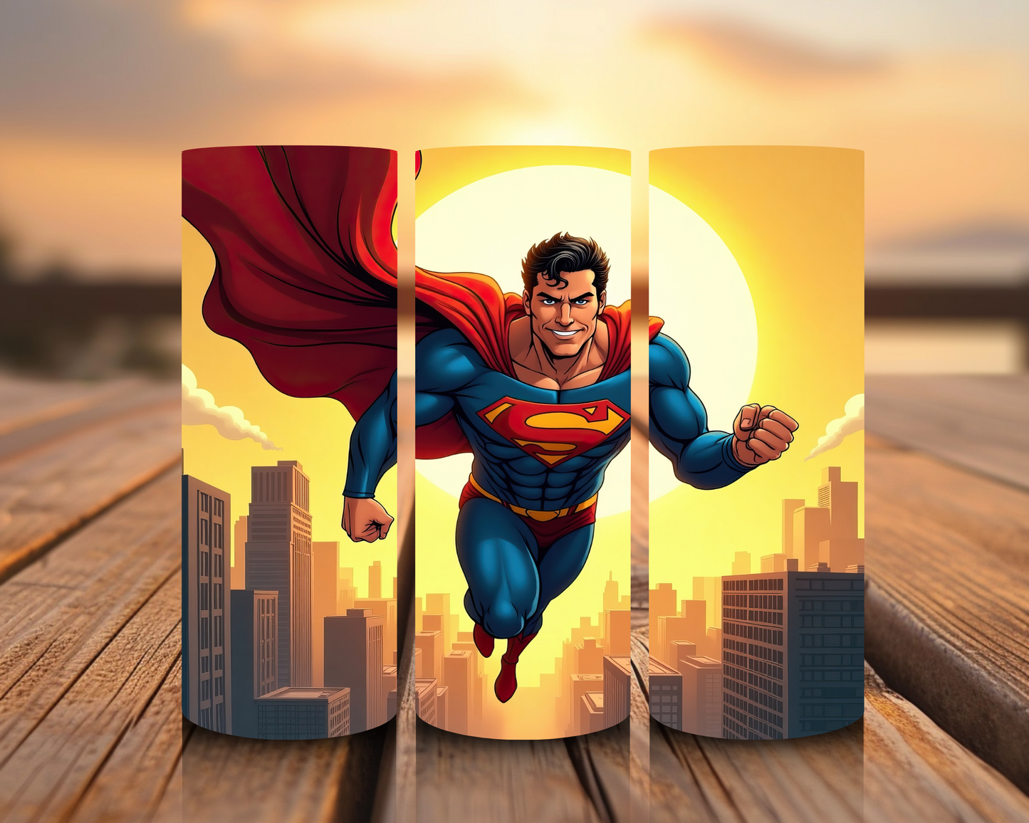 Inspirado en las impresiones de sublimación de Superman