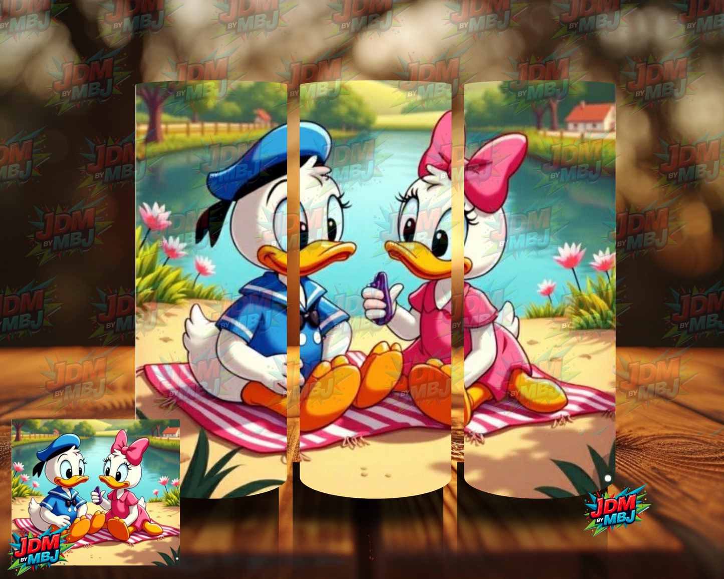 Inspired by Donald & Daisy Duck Sublimation Prints