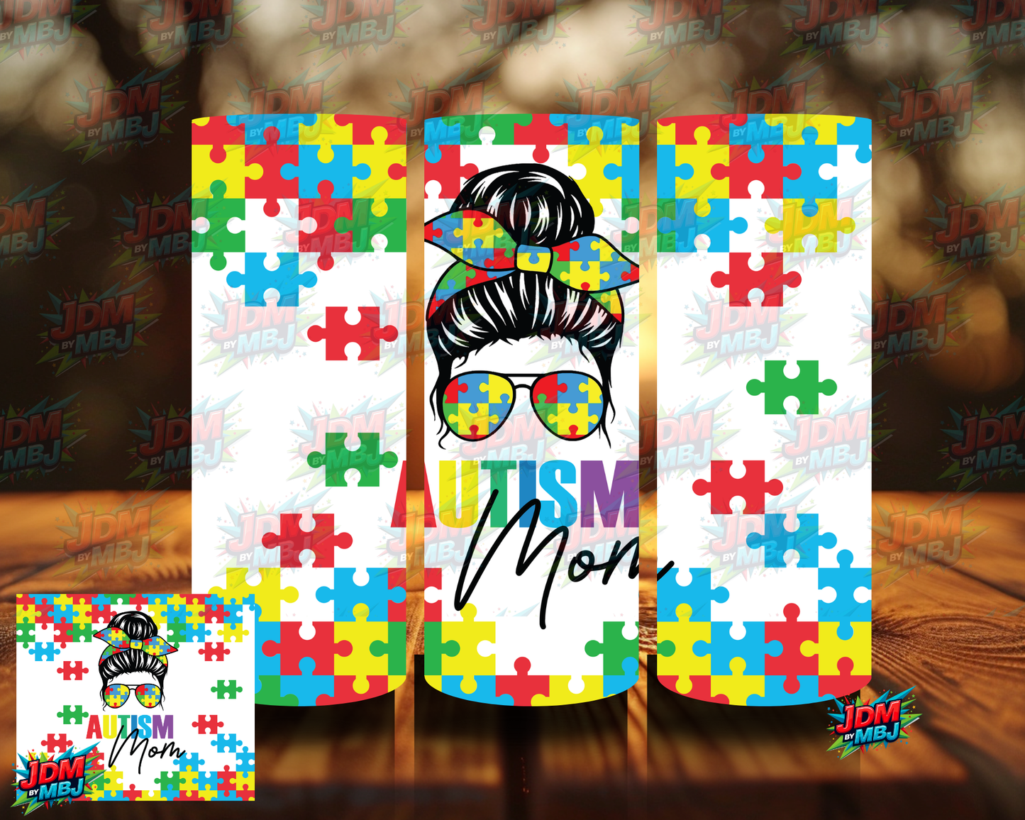 Inspired by Autism Awareness Sublimation Prints