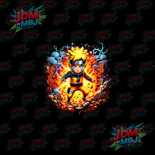 Iron On - Naruto 'Halftone' DTF