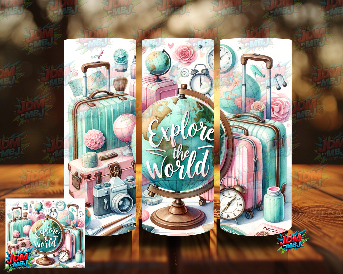 Explore The World Sublimation Prints