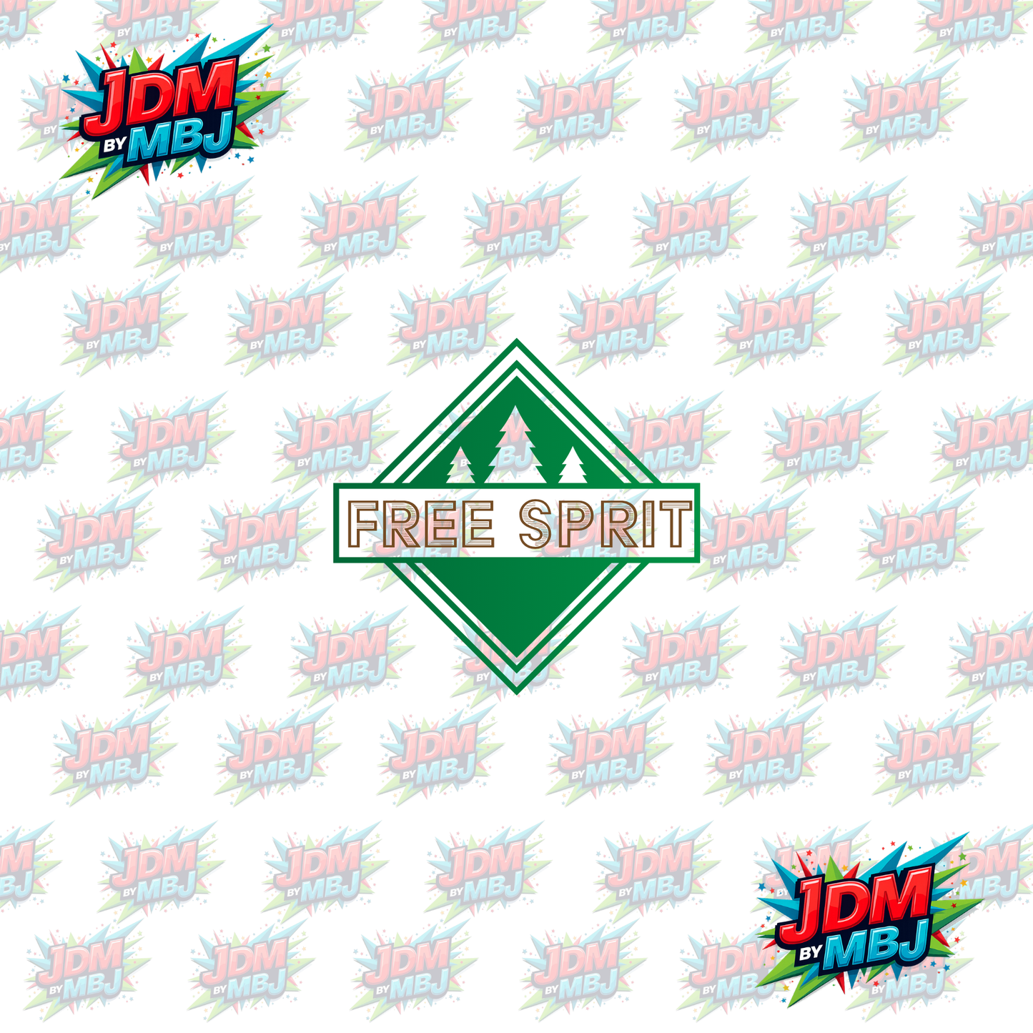 Iron On - Free Sprit DTF 20cm
