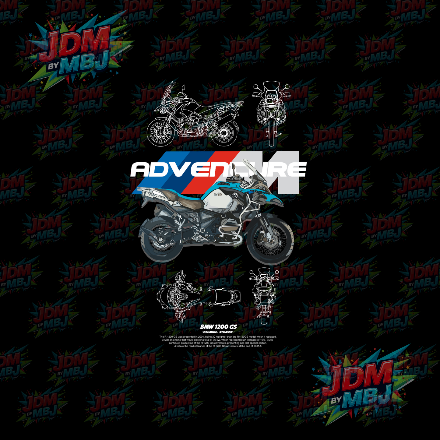 Iron On - Motorcycle DTF