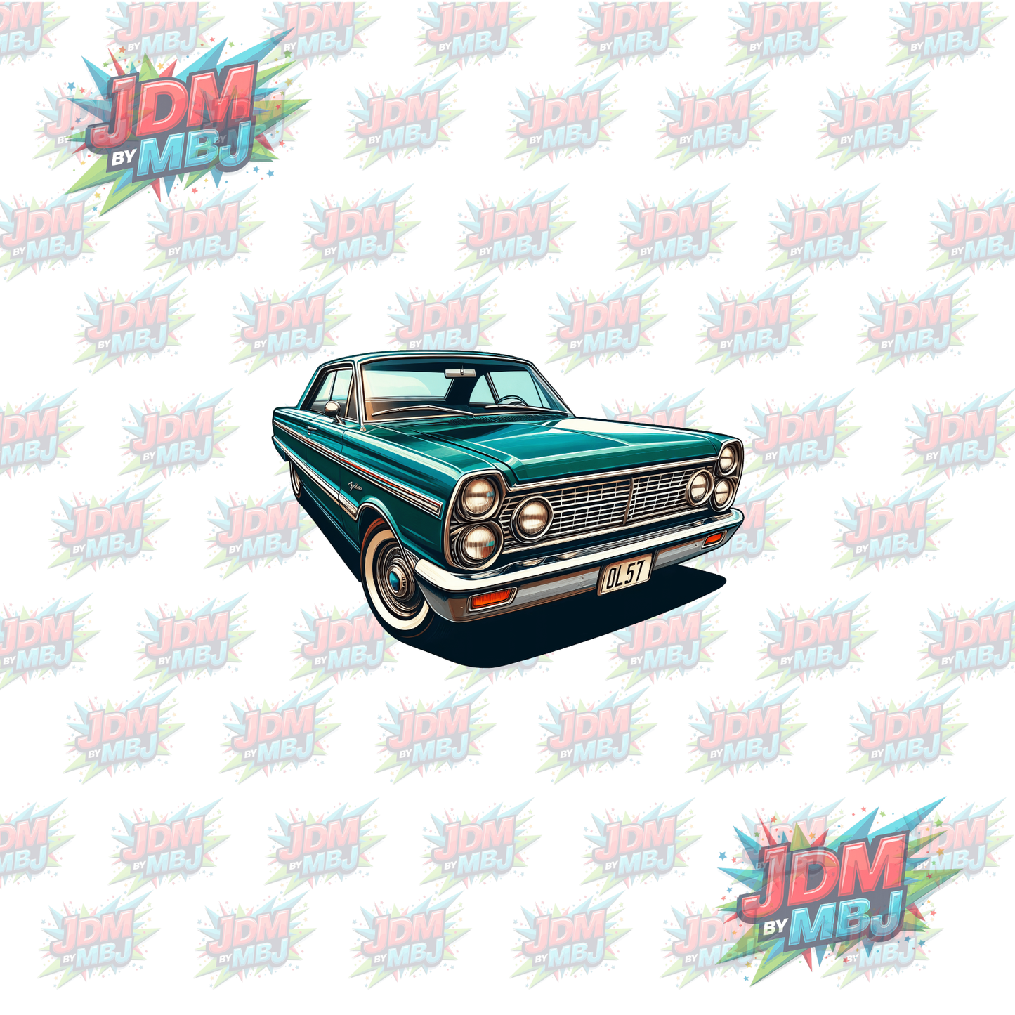 Iron On - Classic Vintage Cars DTF 20cm