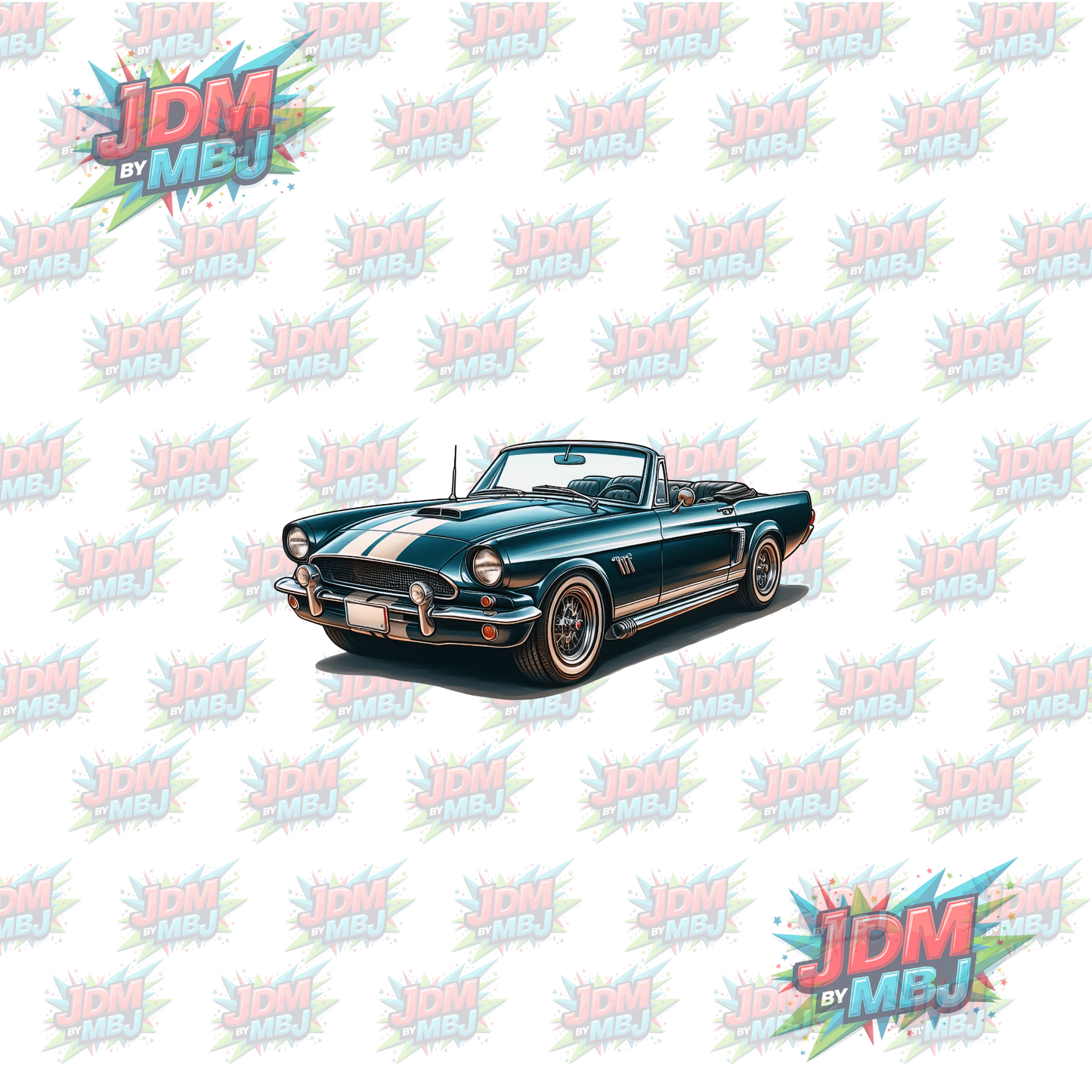 Iron On - Classic Vintage Cars DTF 20cm