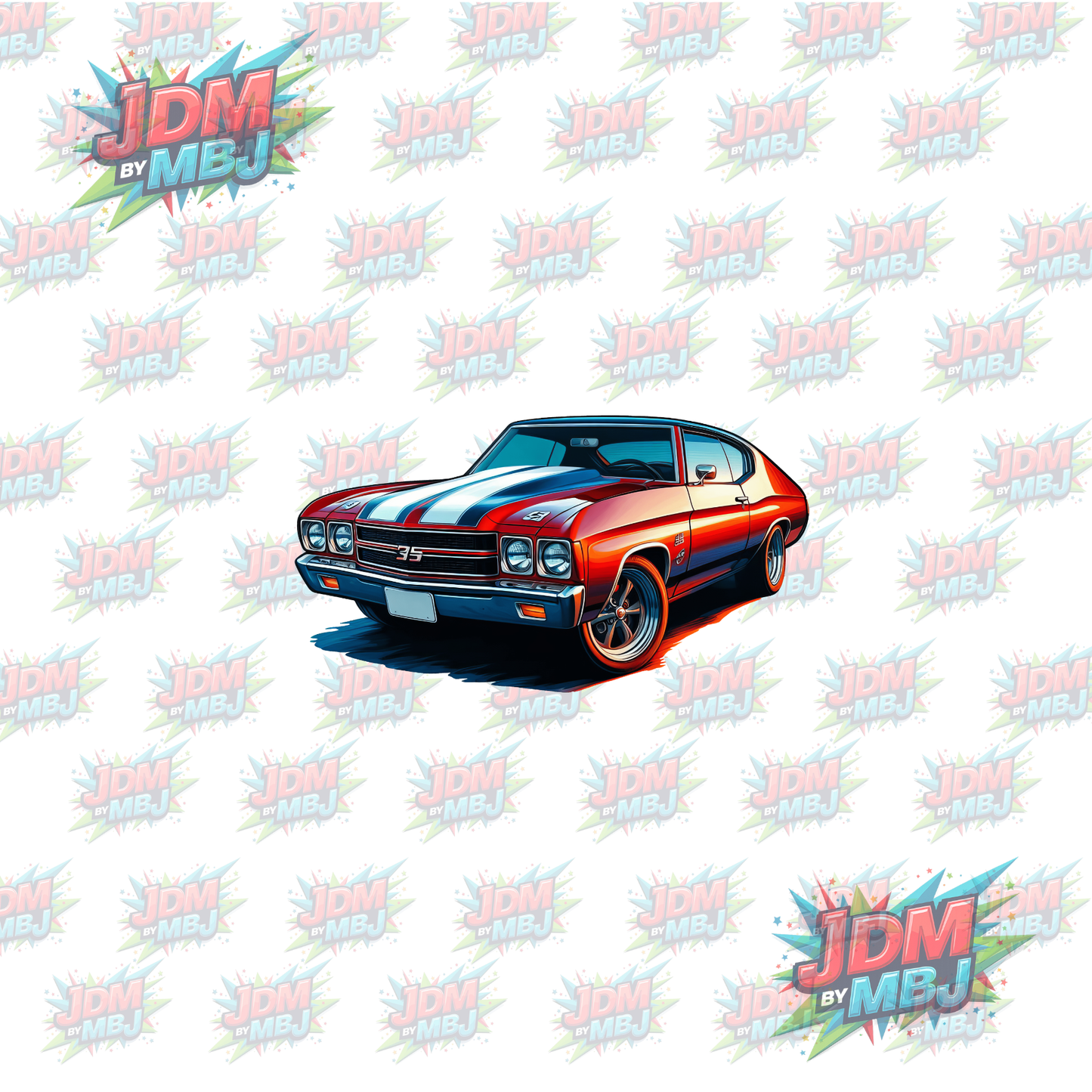 Iron On - Classic Vintage Cars DTF 20cm