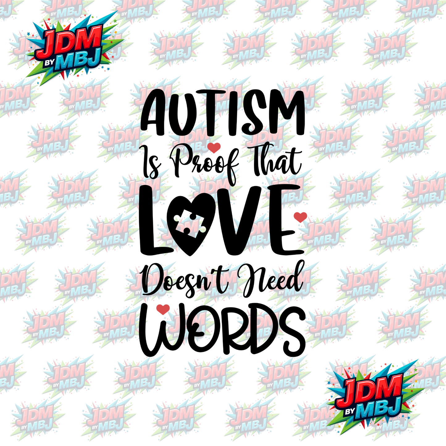 Iron On - Autism Awareness DTF 20cm
