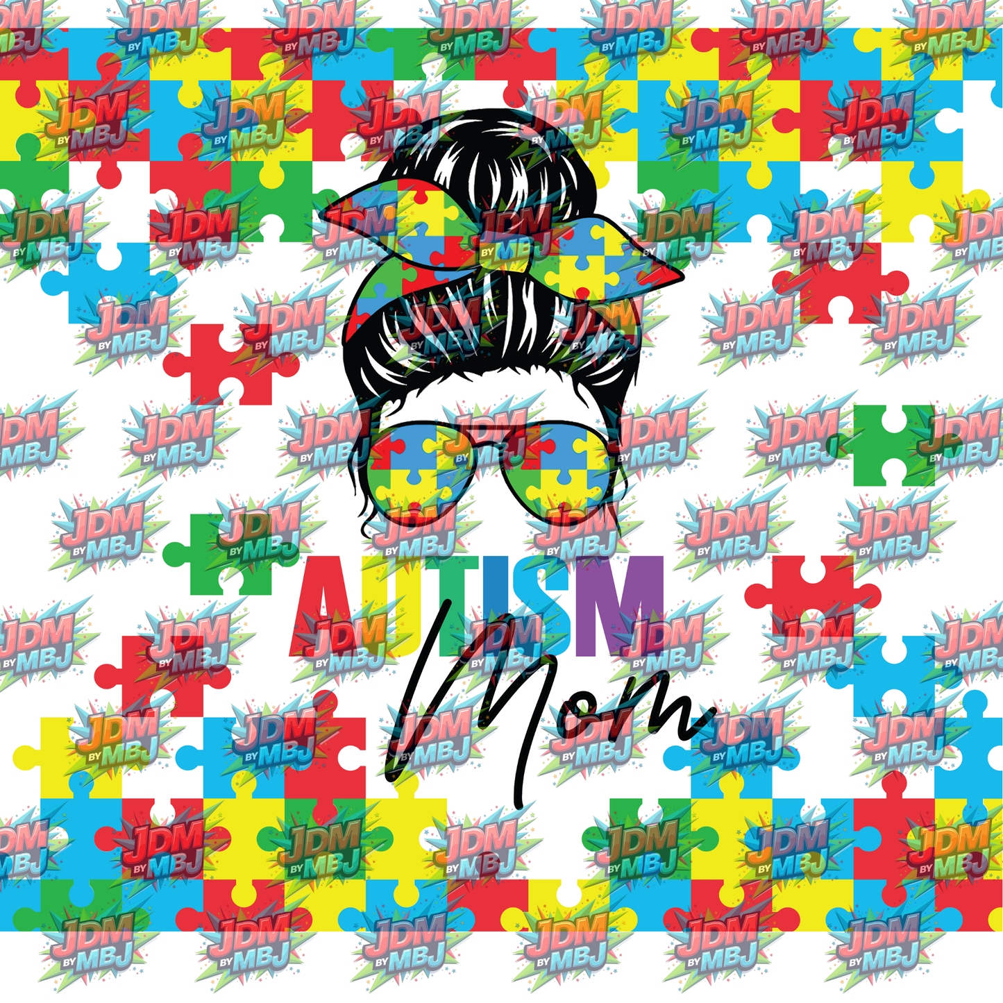 Inspired by Autism Awareness Sublimation Prints