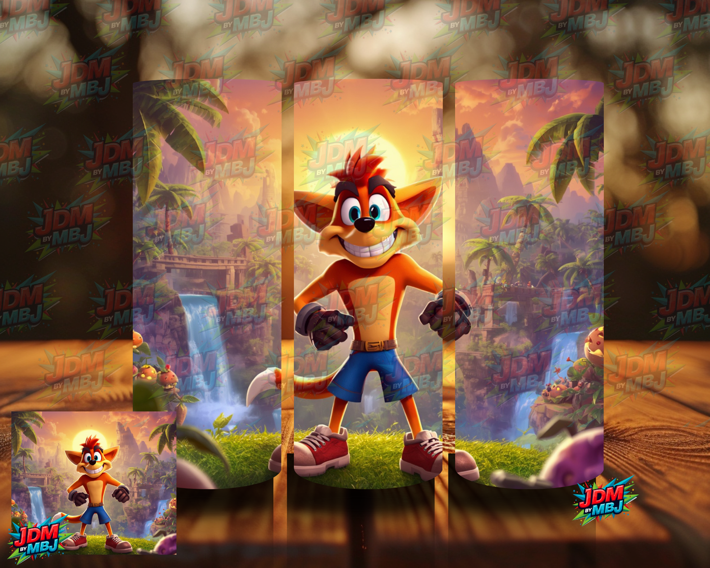 Inspired by Crash Bandicoot Sublimation Prints