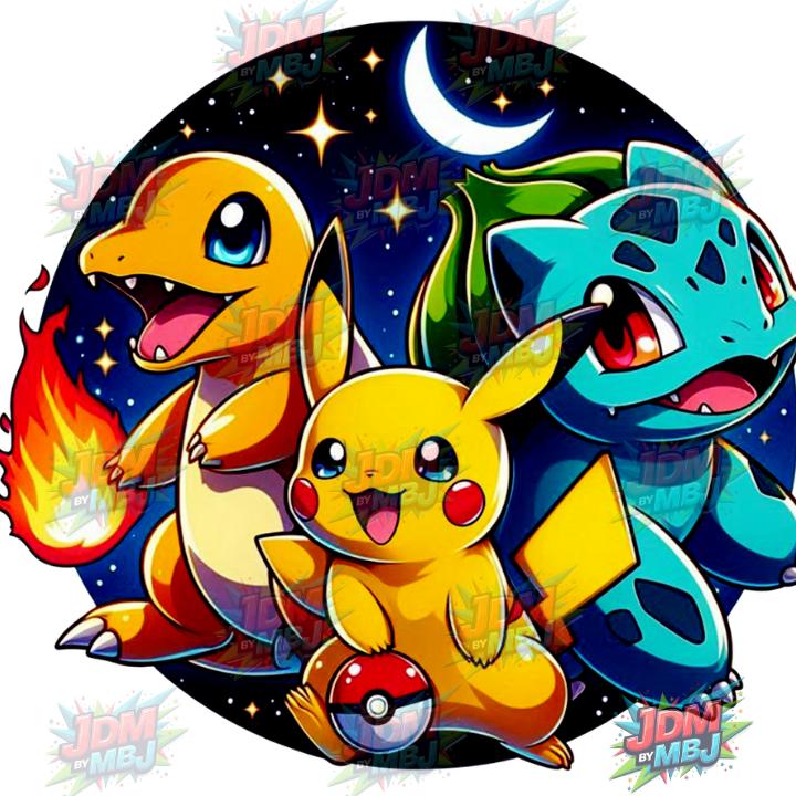 Iron On - Pokemon DTF 25cm