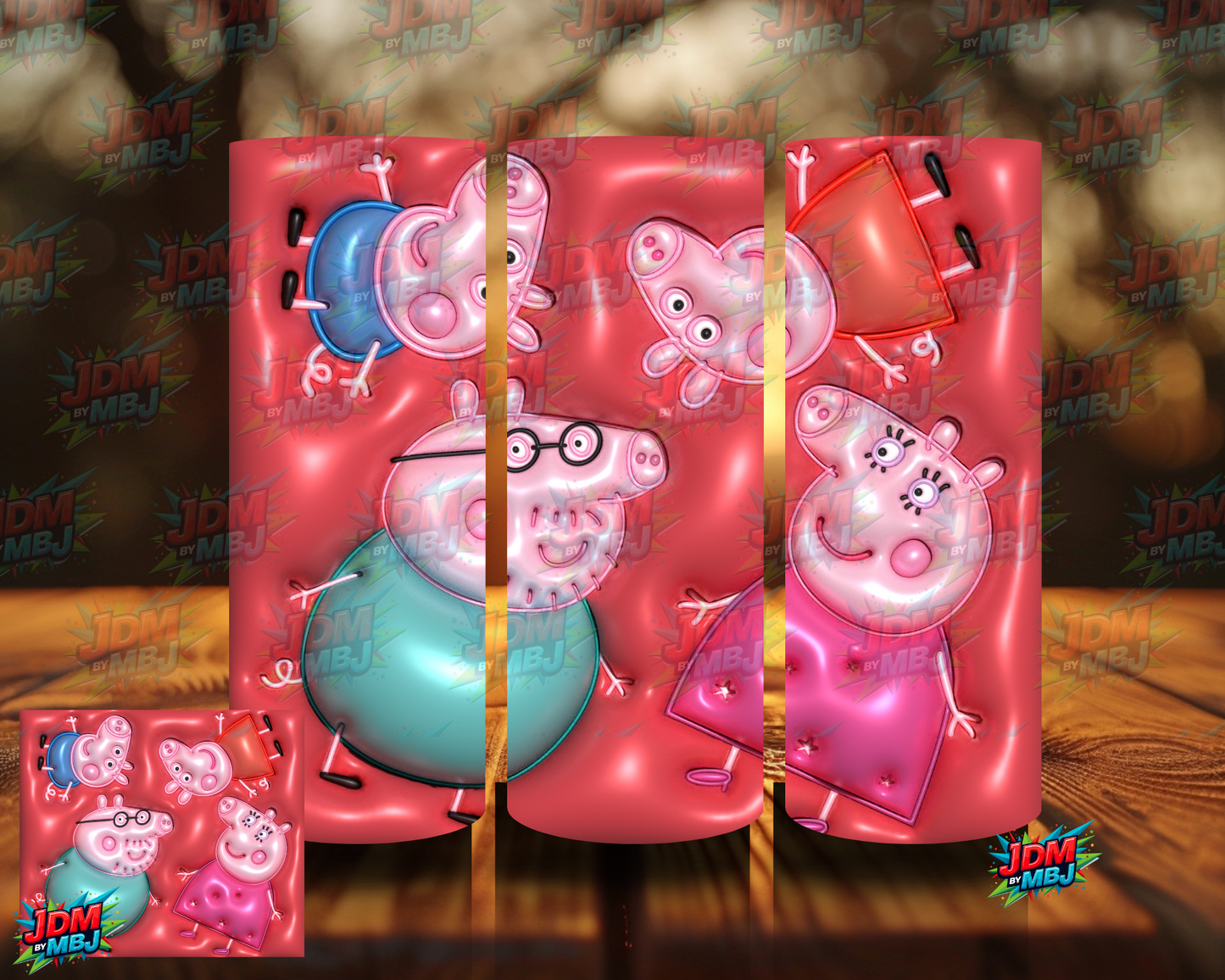 Inspired by Pepper Pig Sublimation Prints
