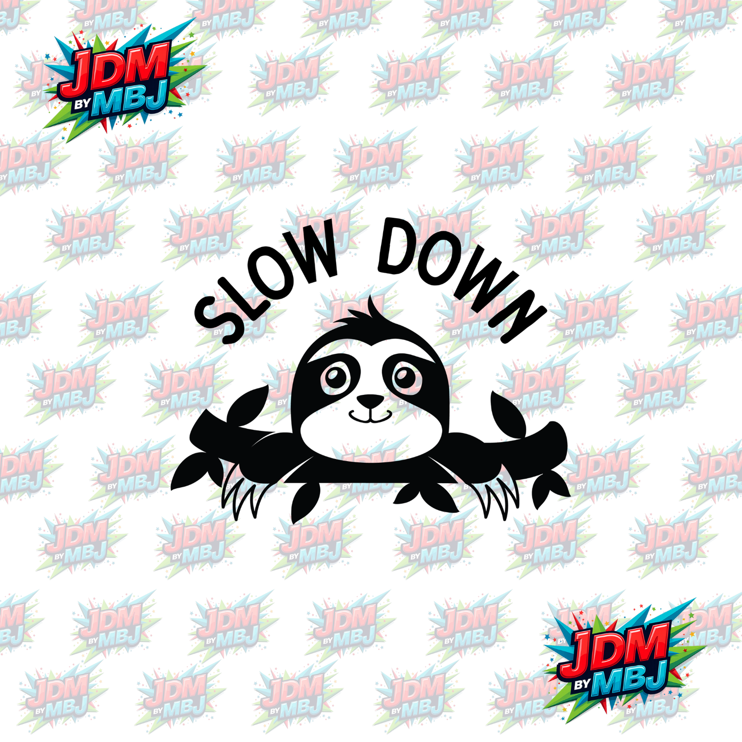 Iron On - Sloth DTF 20cm