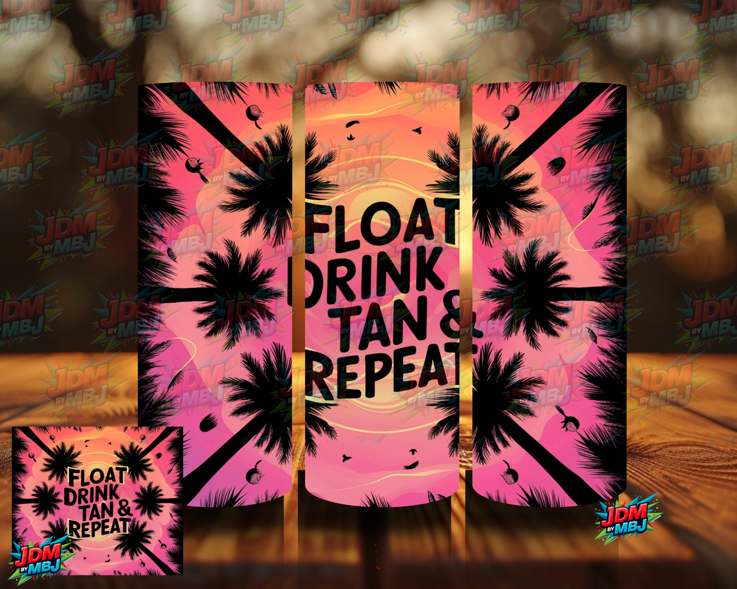 Float, Drink, Tank & Repeat Sublimation Prints
