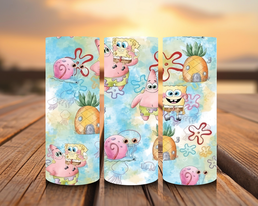 Inspired by Sponge Bob Square Pants Sublimation Prints