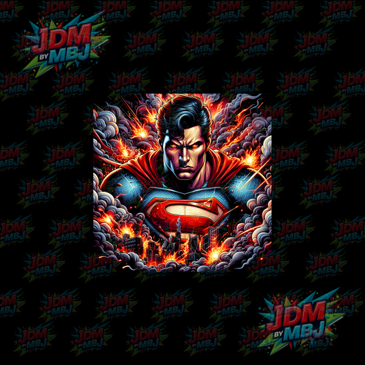 Iron On - Superhero Halftone DTF