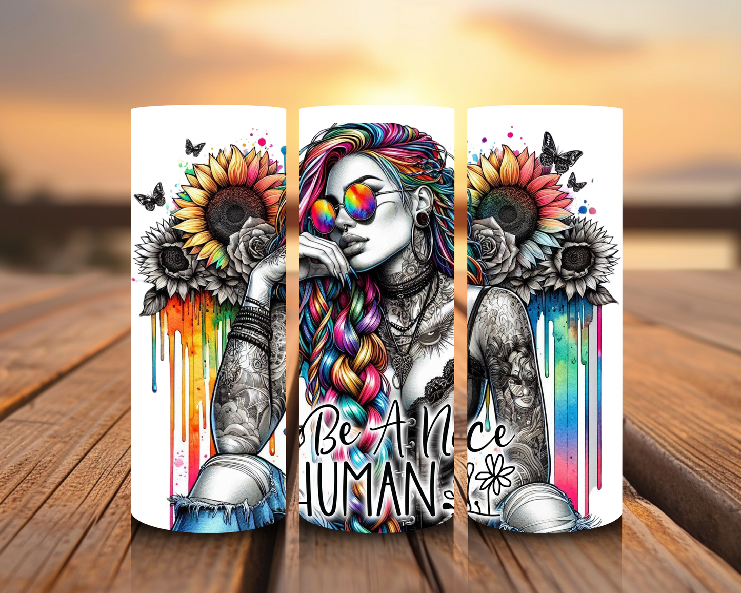 Inspired by Tattoo Girl Sublimation Prints