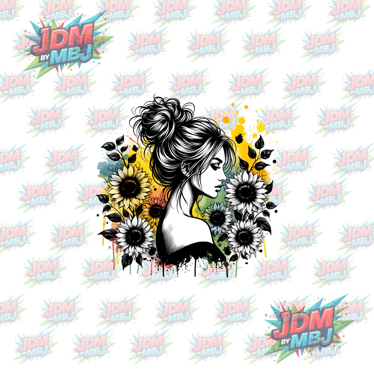Iron On - Tattoo Girl DTF