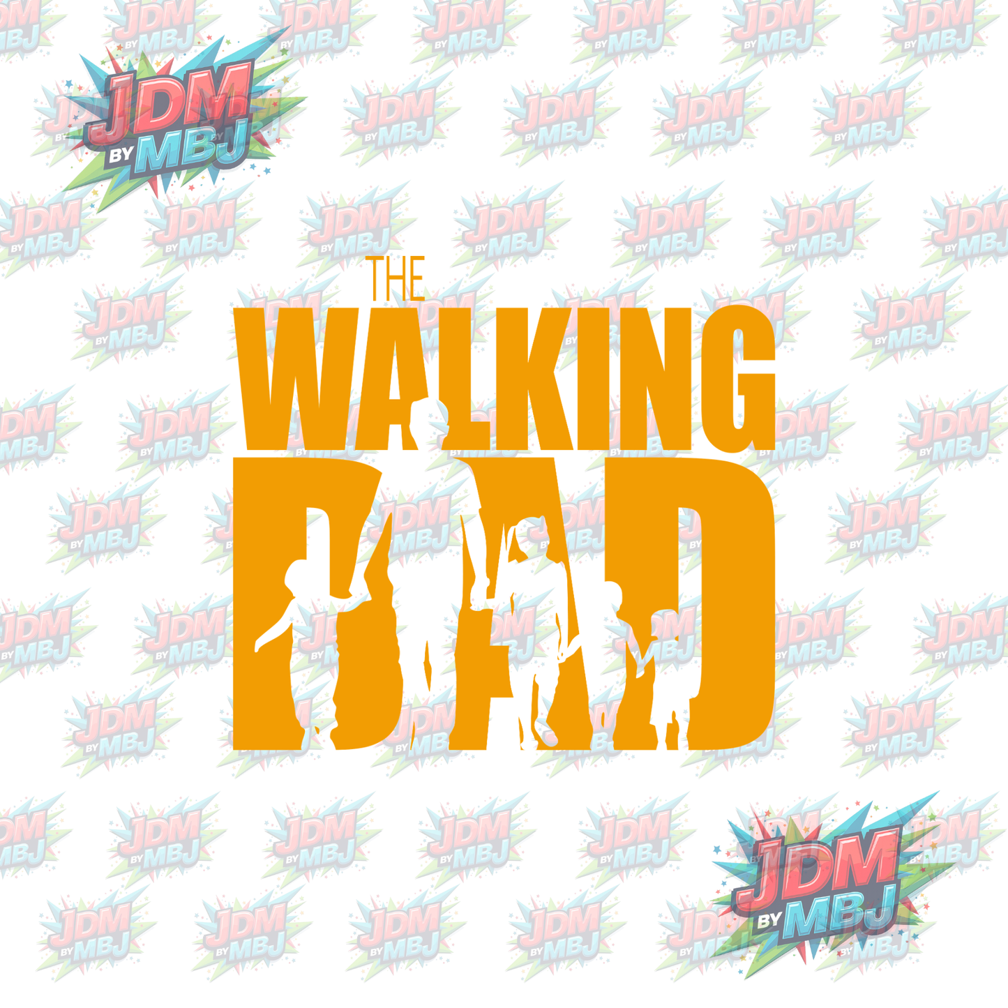 Iron On - The Walking Dad DTF