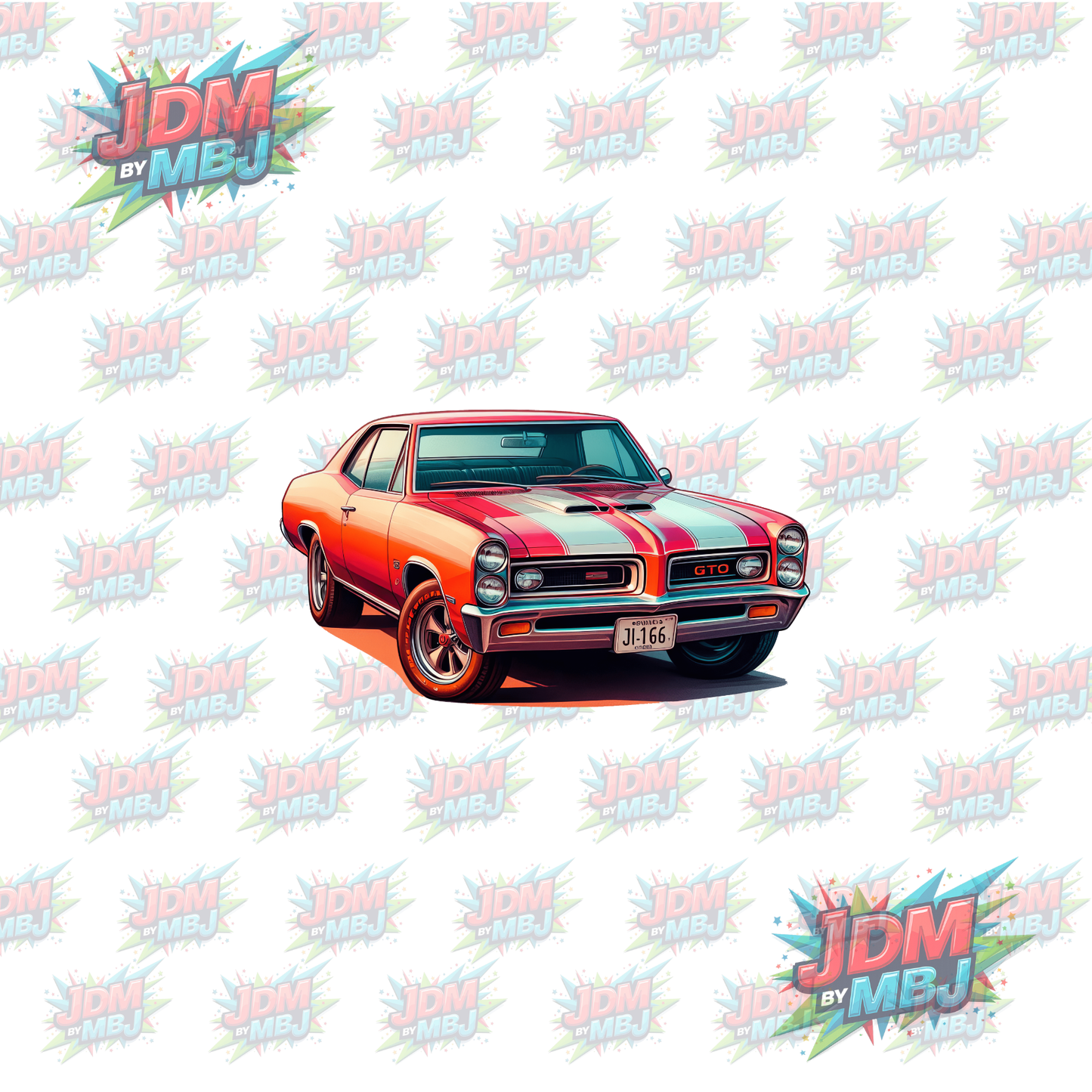 Iron On - Classic Vintage Cars DTF 20cm