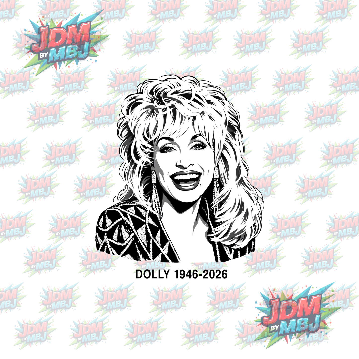 Iron On - Dolly Parton DTF
