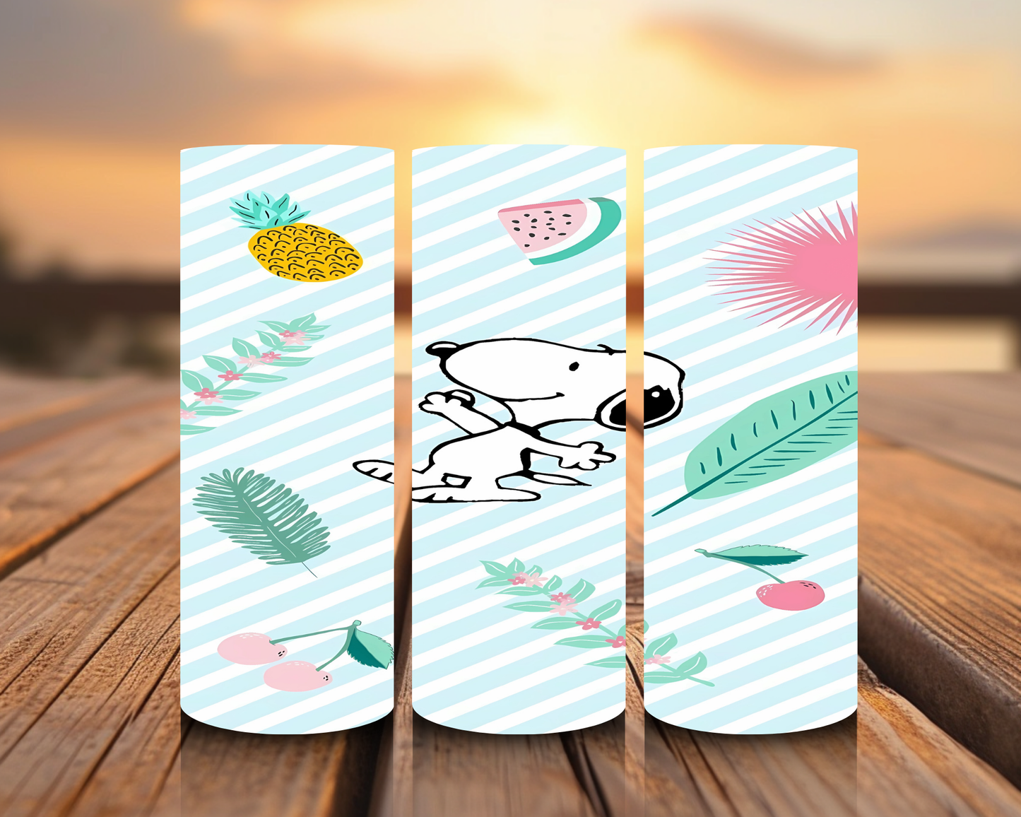 Inspirado en las impresiones de sublimación de Snoopy