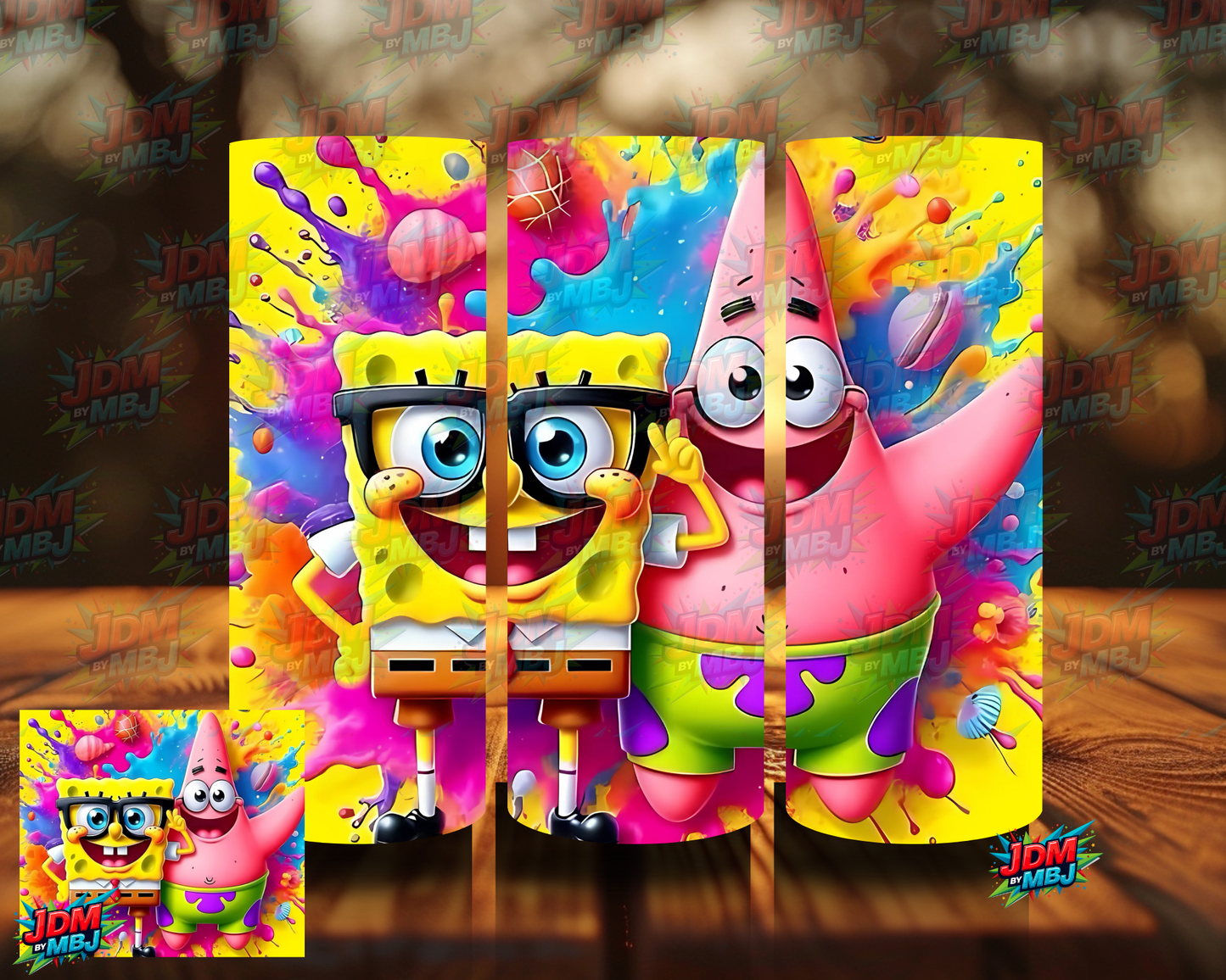 Inspired by Sponge Bob Square Pants Sublimation Prints