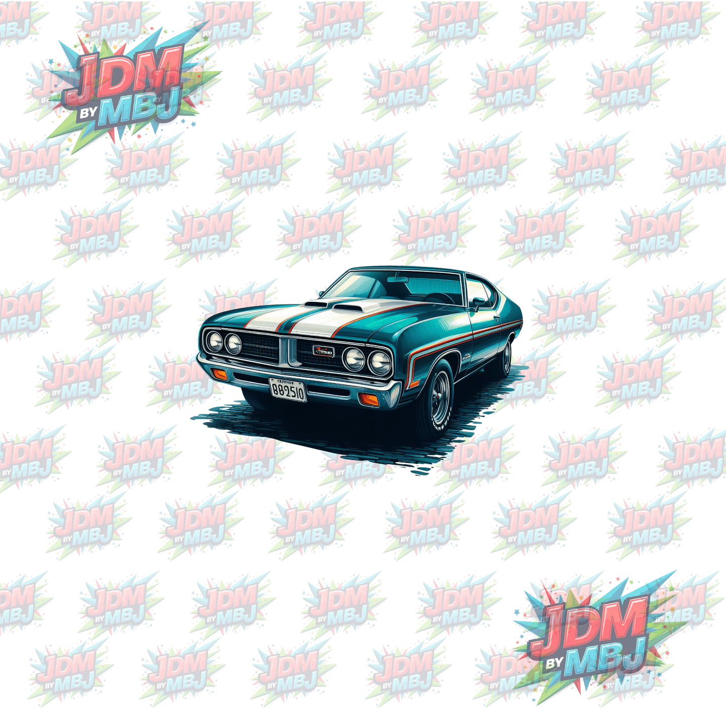 Iron On - Classic Vintage Cars DTF 20cm