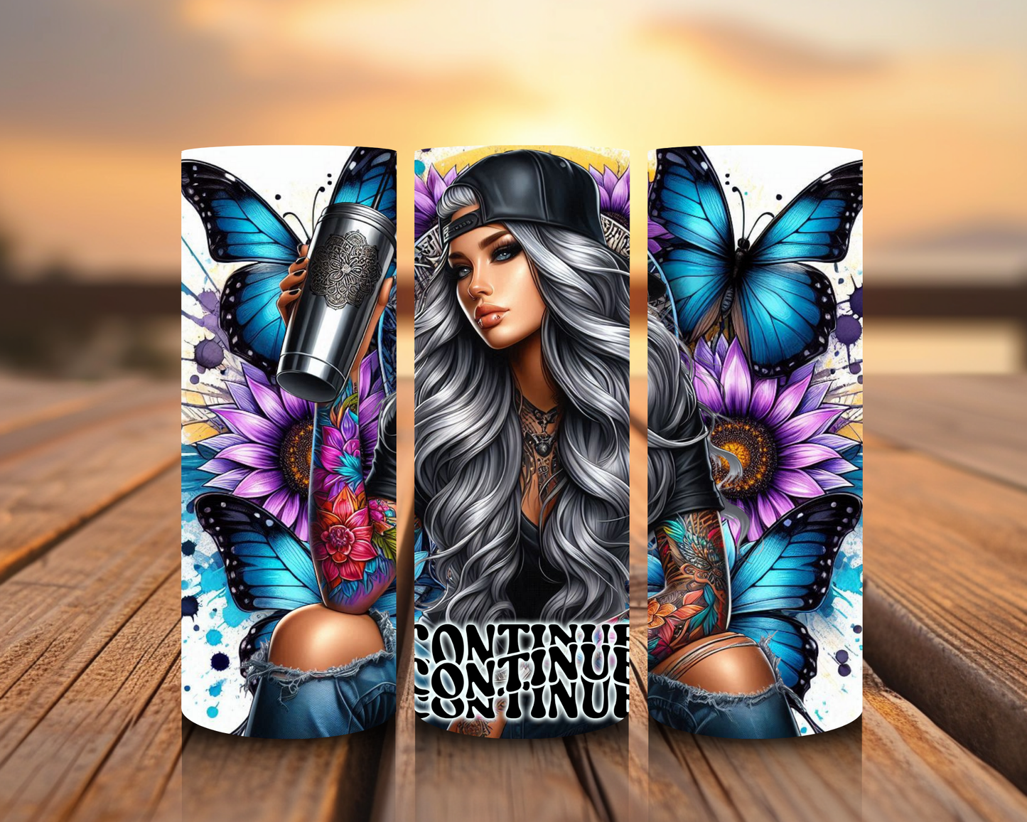 Inspired by Tattoo Girl Sublimation Prints
