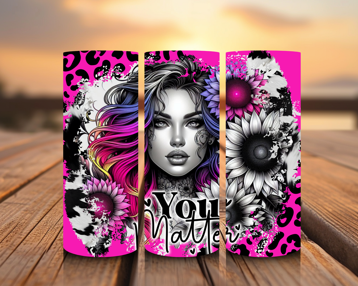 Inspired by Tattoo Girl Sublimation Prints