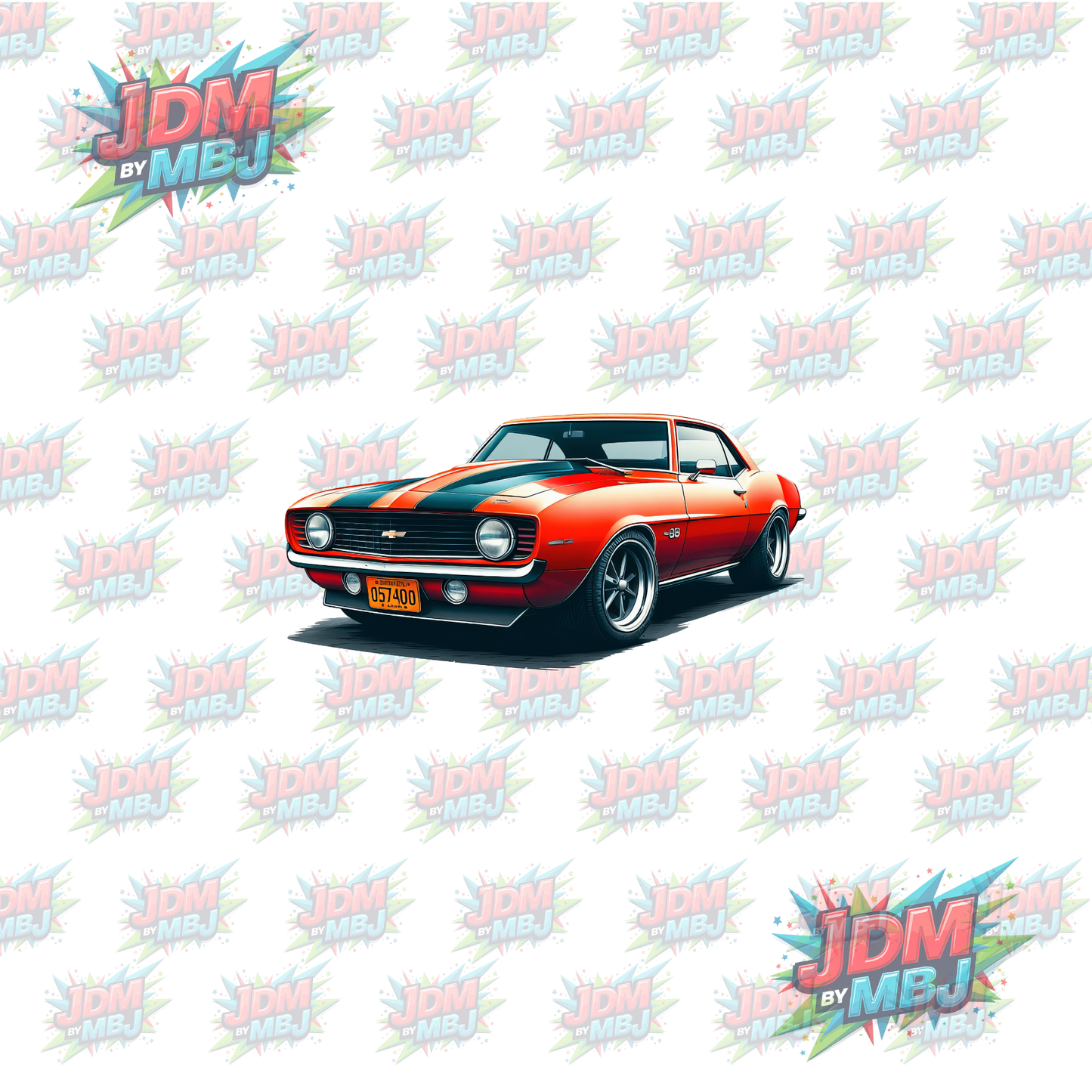 Iron On - Classic Vintage Cars DTF 20cm