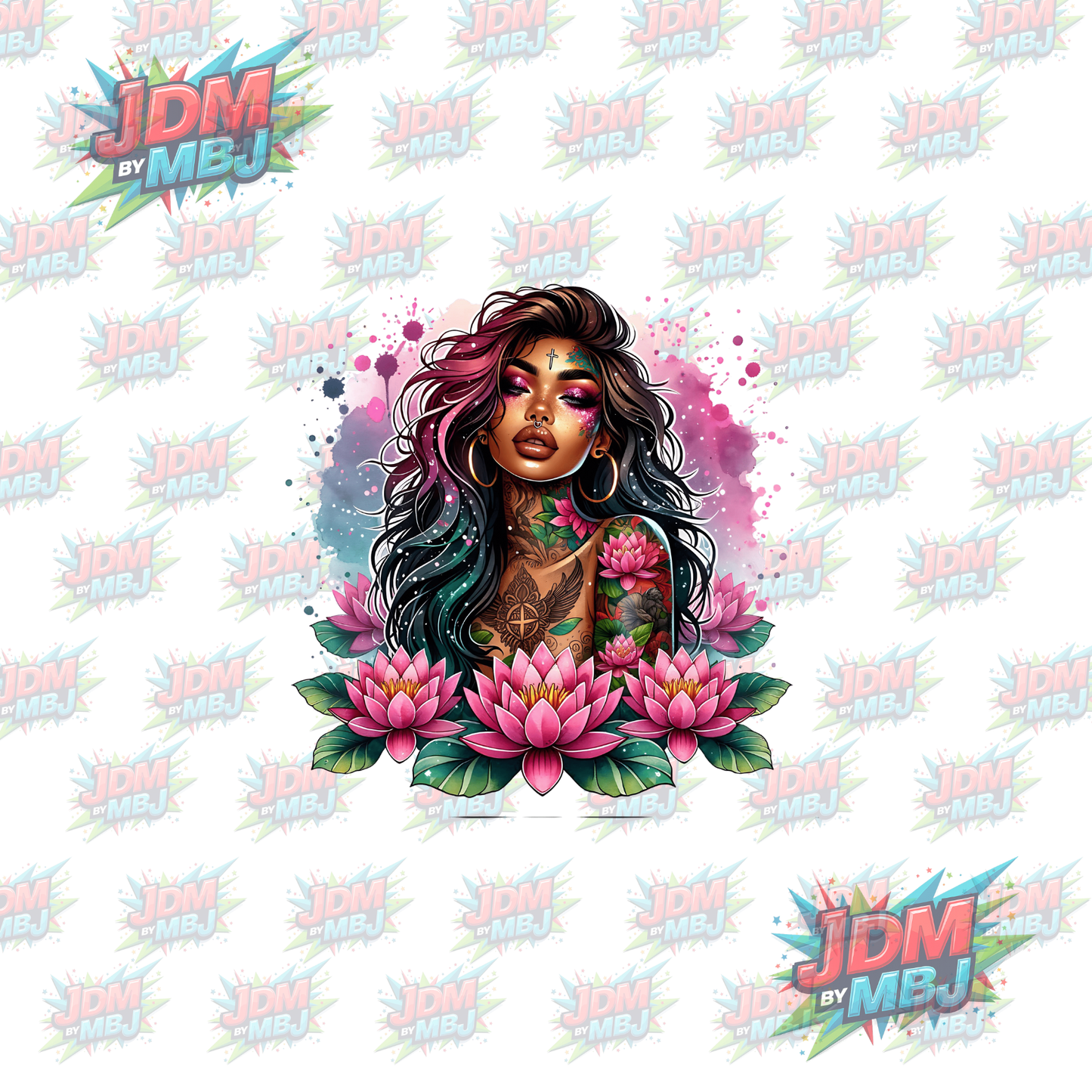 Iron On - Tattoo Girl DTF